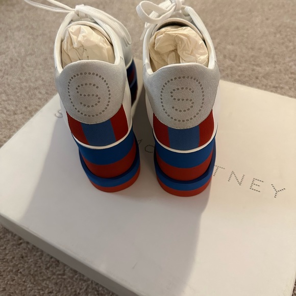 100% Authentic Brand New Stella McCartney Women’s Elyse Platform Sneakers - Picture 9 of 11